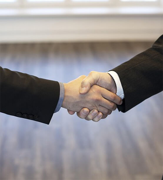 ビジネスにおける握手